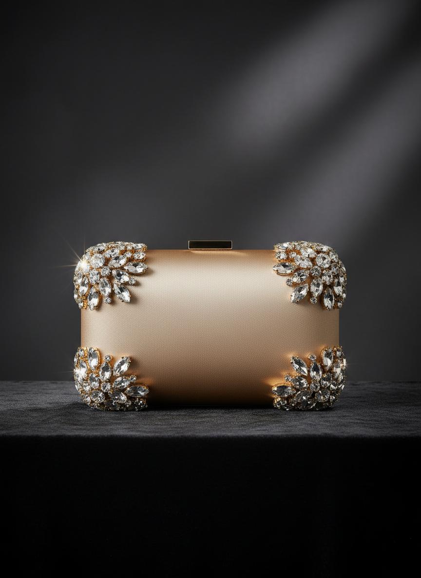 Evening Clutch Crystal Gold