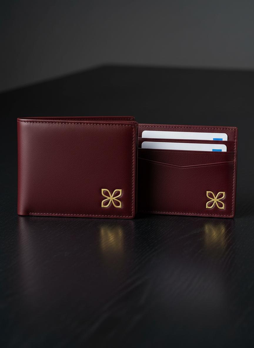 Wallet Set Burgundy